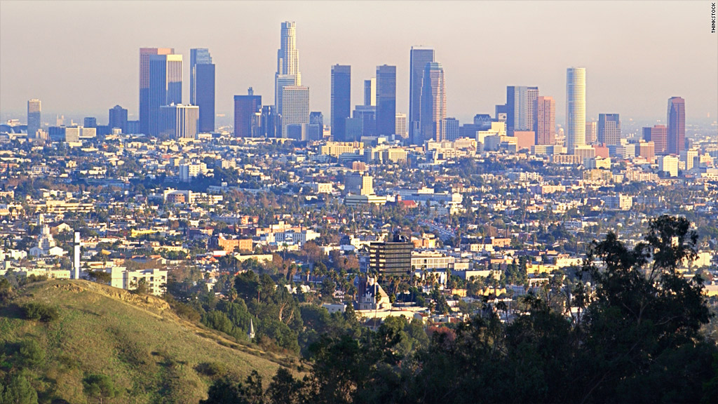 los angeles skyline