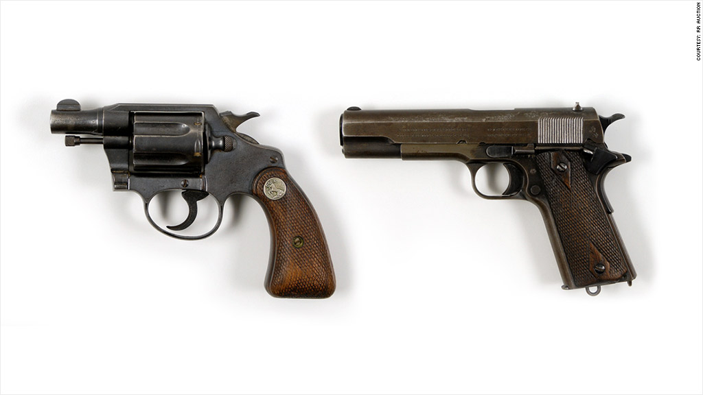 rr auctions bonnie clyde guns