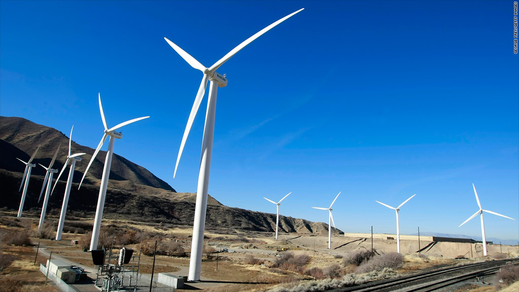 wind turbine green stimulus