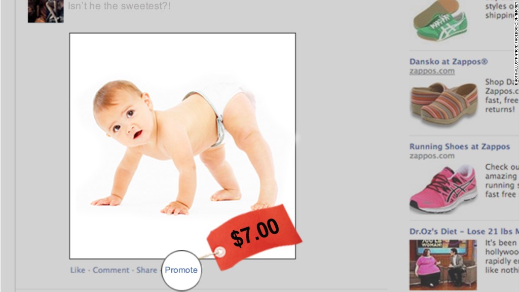 facebook baby promote