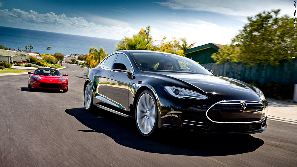 tesla model s and roadster