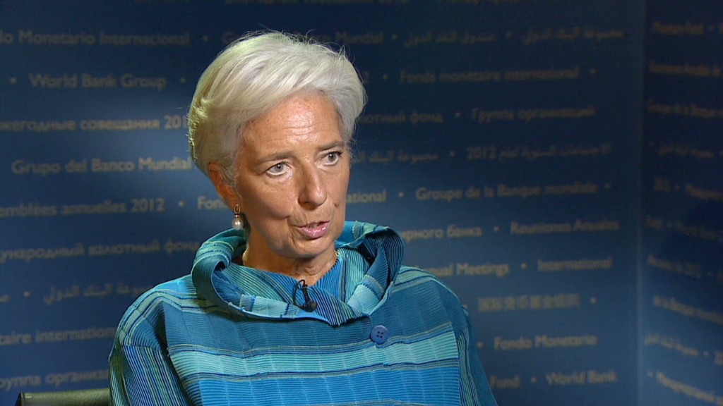 Lagarde: Fiscal cliff a big risk