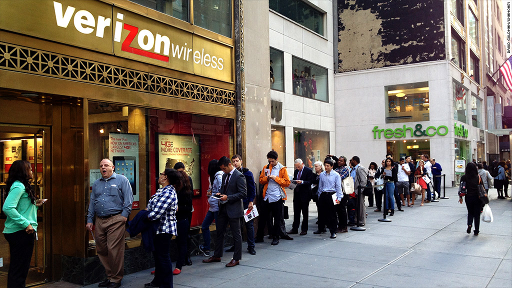 Verizon iPhone 5 Line