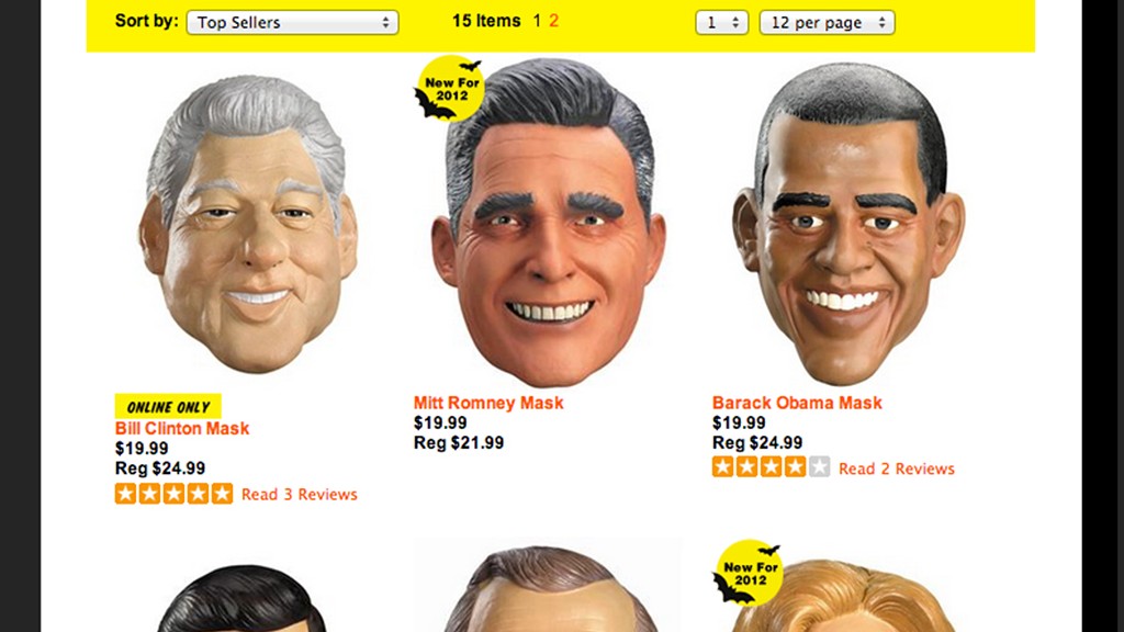 halloween political masks