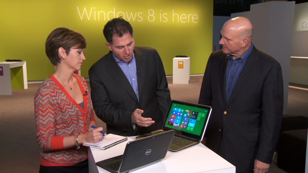 Microsoft & Dell CEOs show off Windows 8