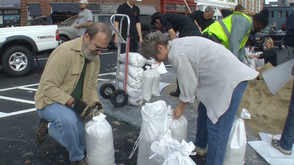 DC area gets ready for Hurricane Sandy