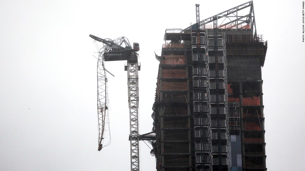 crane collapse hurricane sandy