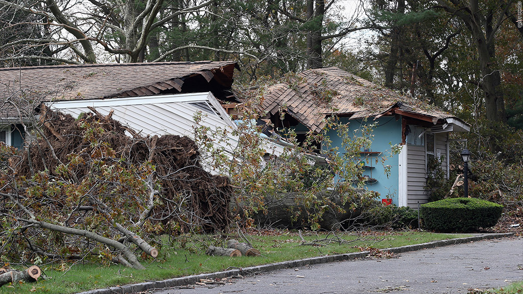 home damage sandy