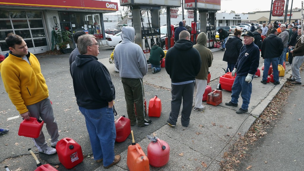 Sandy gas lines