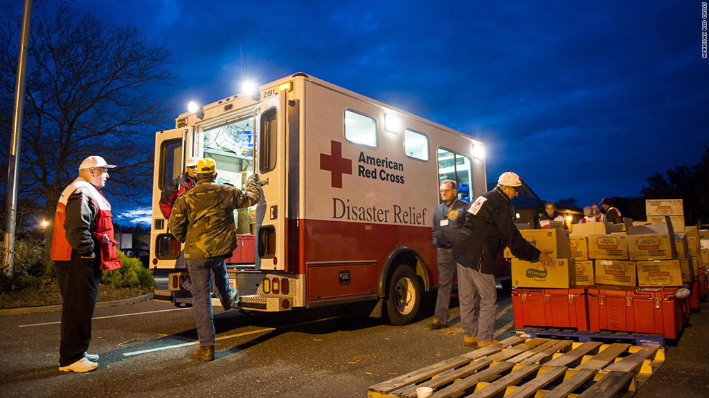 american red cross sandy