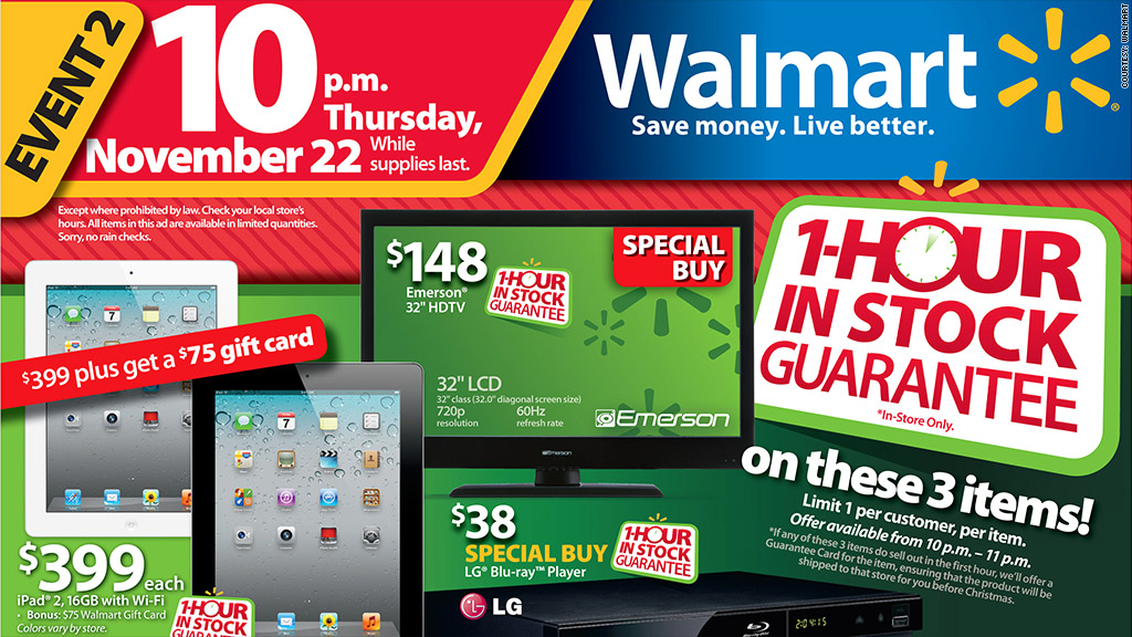 WalMart unveils Black Friday deals