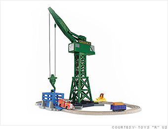 motorized crane toy