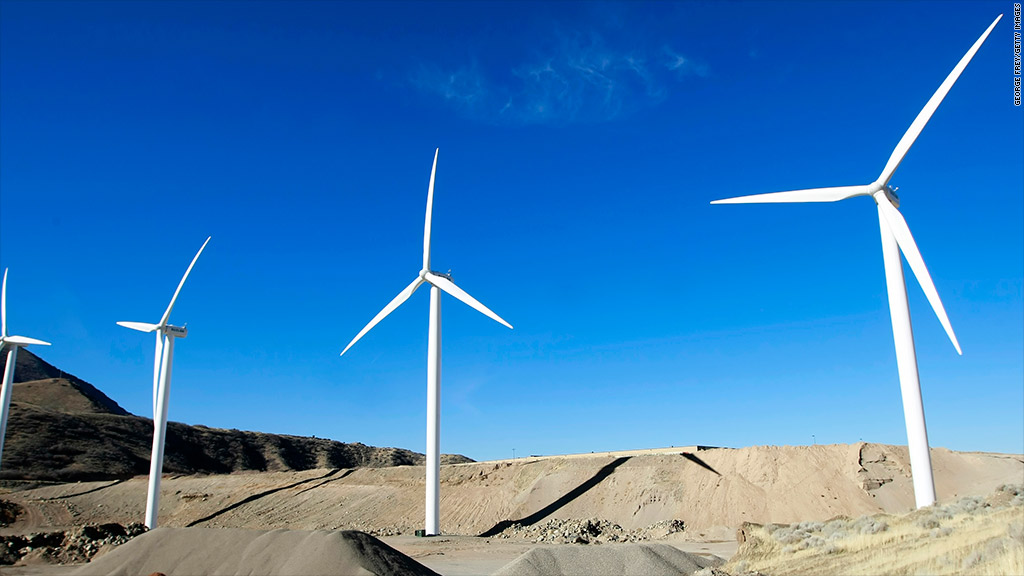 wind turbines