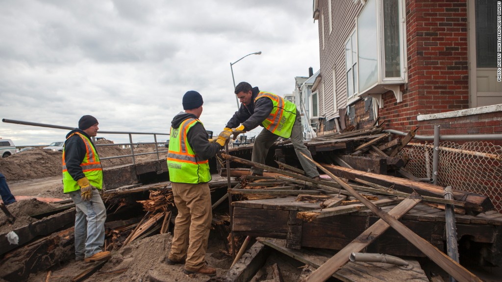 hurricane sandy cleanup efforts