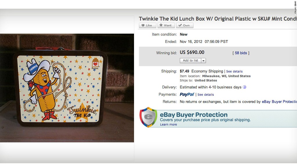 ebay twinkie lunchbox