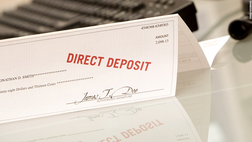 paycheck deposit