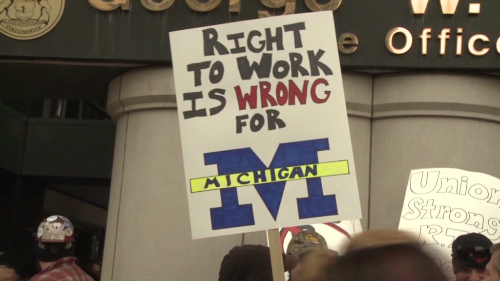 Michigan Governor: 'I'm pro worker'