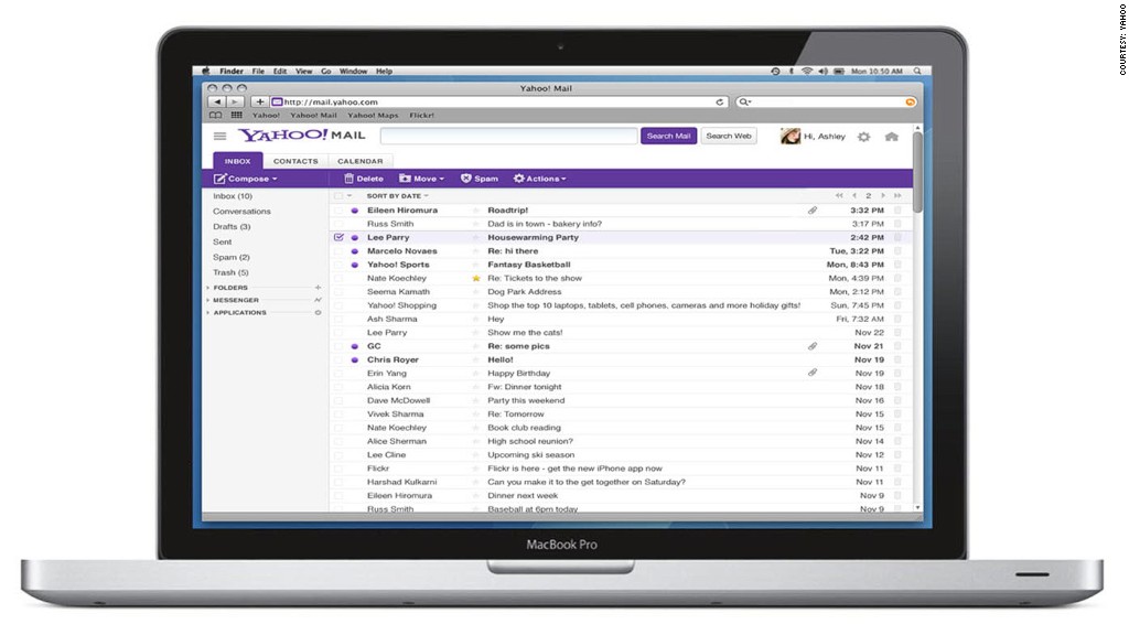 yahoo inbox redesign