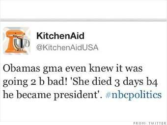 dumbest moments 2012 kitchenaid tweet