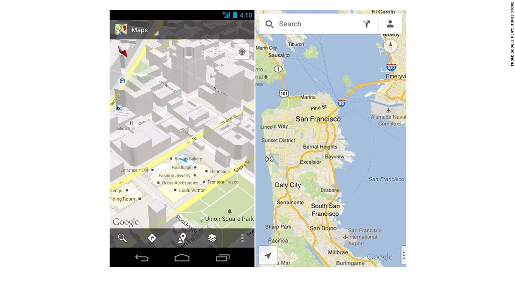 apple maps on android