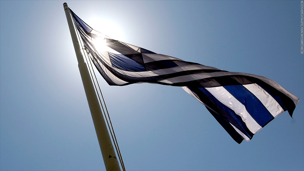 greek flag sun