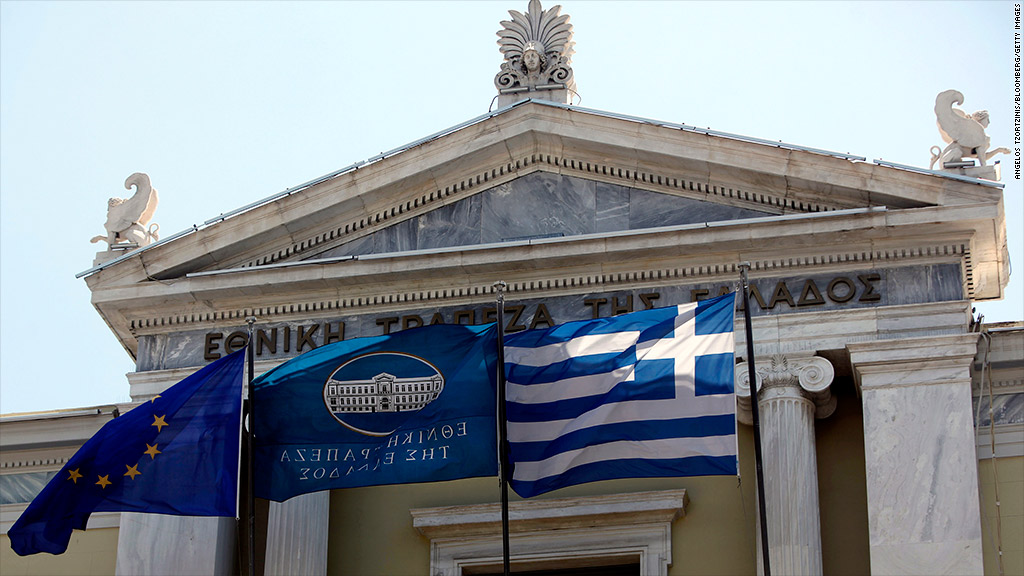 greek flag exit talks