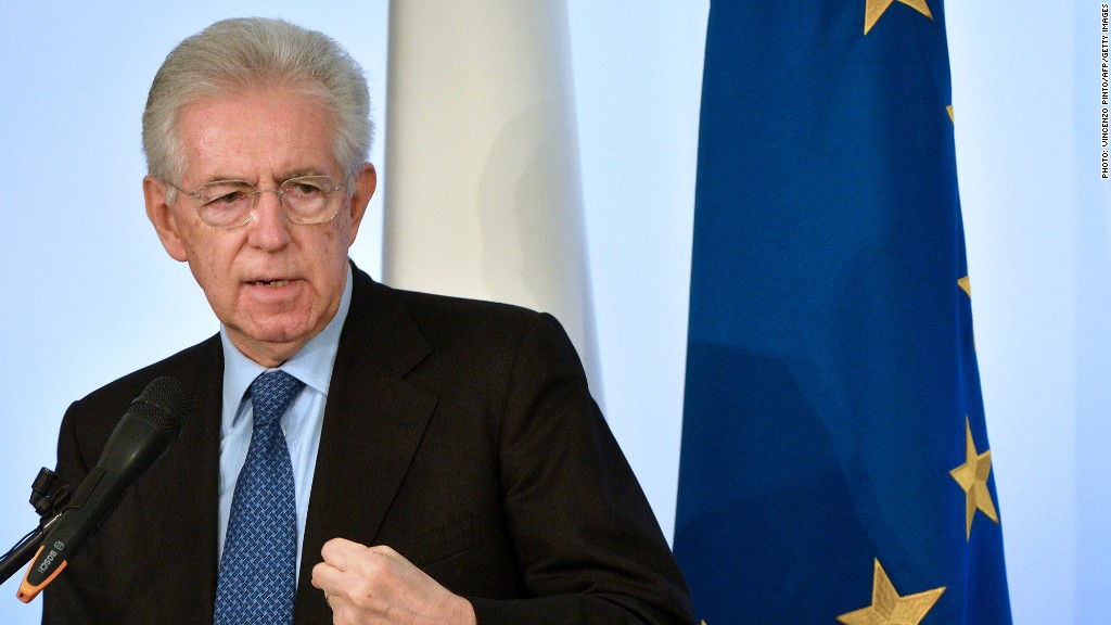 mario monti prime minister