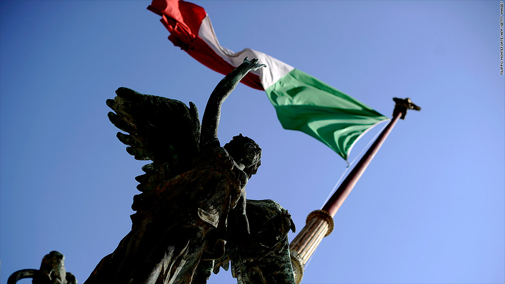 italy flag after monti
