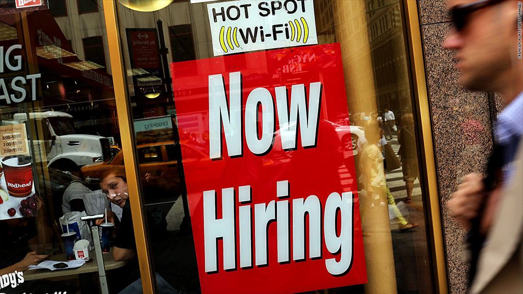 now hiring jobs sign
