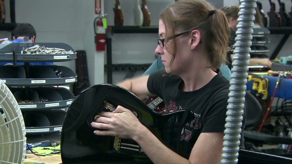 How Europe's economy hits U.S.-made guitars