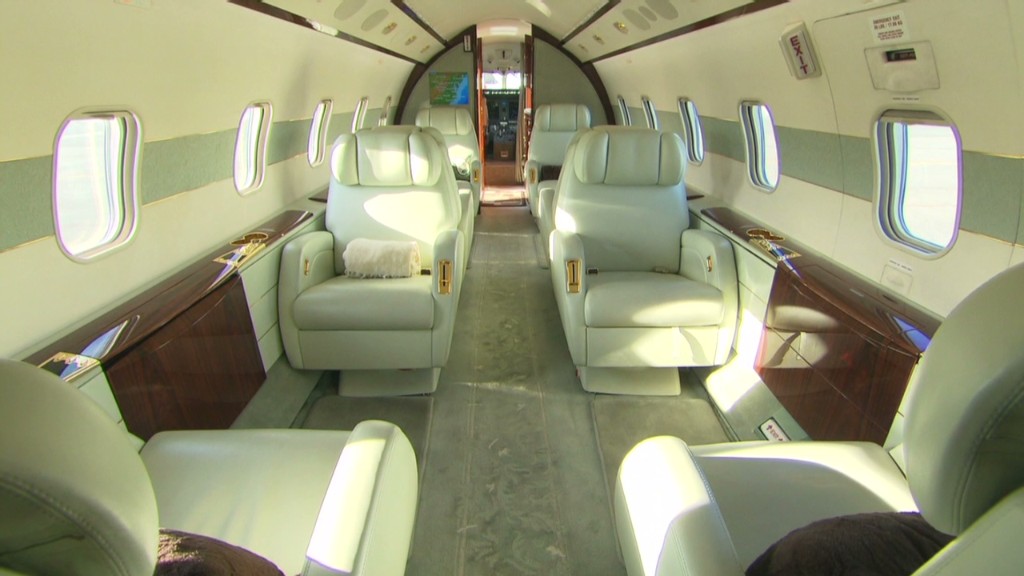 An app to book a private jet ... for less