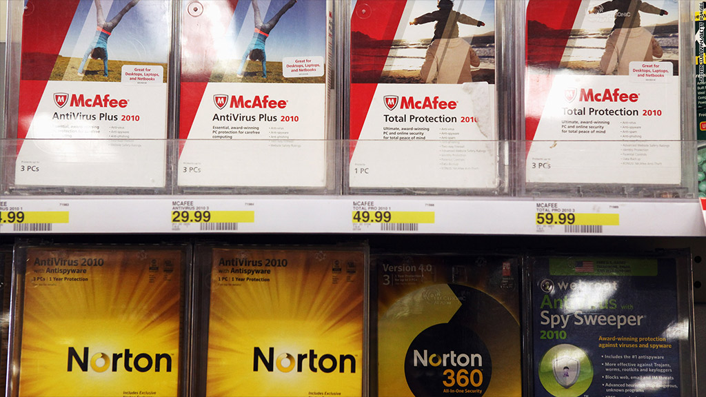 antivirus software mcafee norton