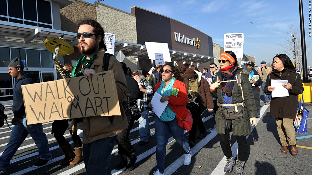 walmart black friday protests