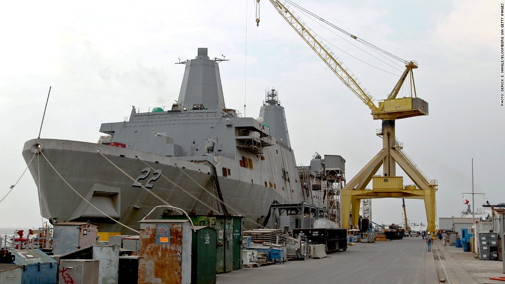 pentagon budget cuts shipyards