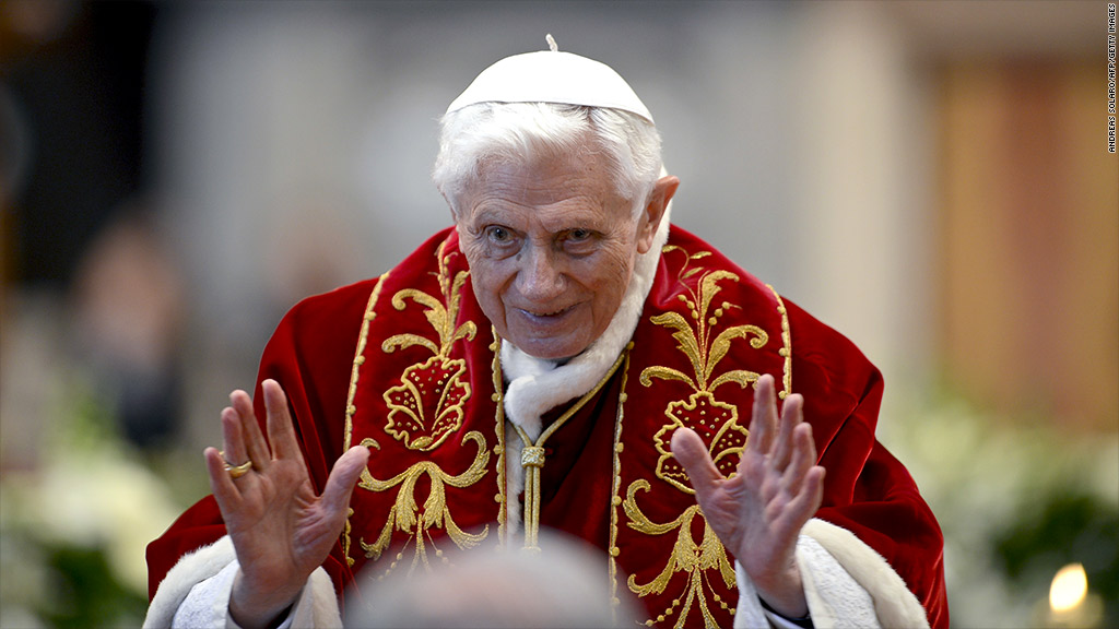pope benedict finances