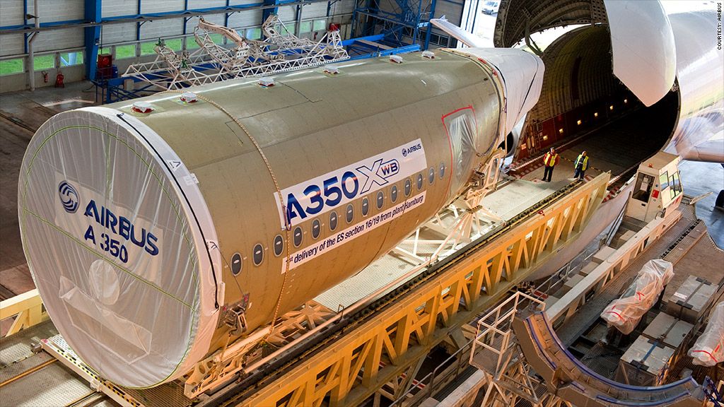 airbus a350 construction