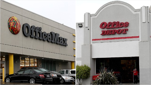 Office Depot to merge with rival OfficeMax