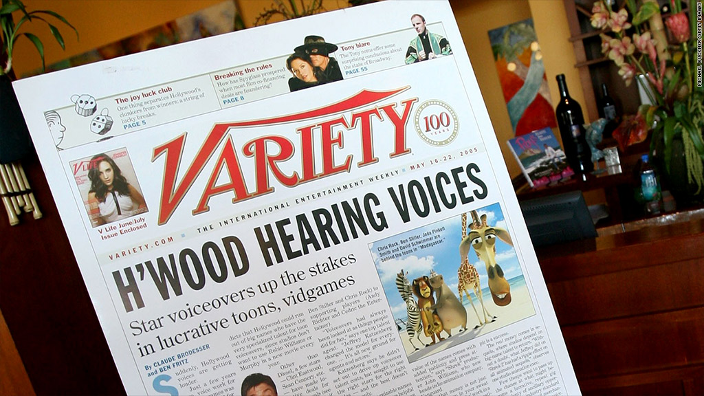 variety print edition