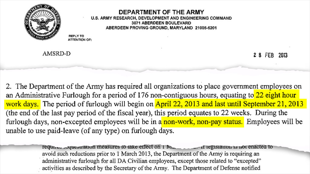 army furlough notice 3