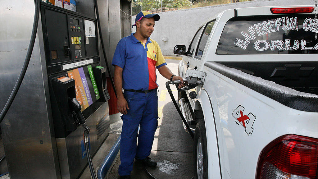 venezuela gasoline gas station