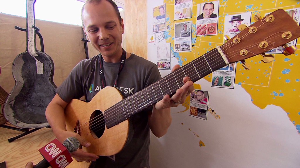 3-D printing guitars and records