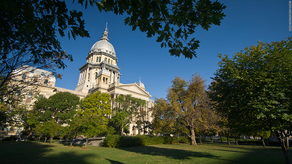 illinois state capitol building government securities fraud