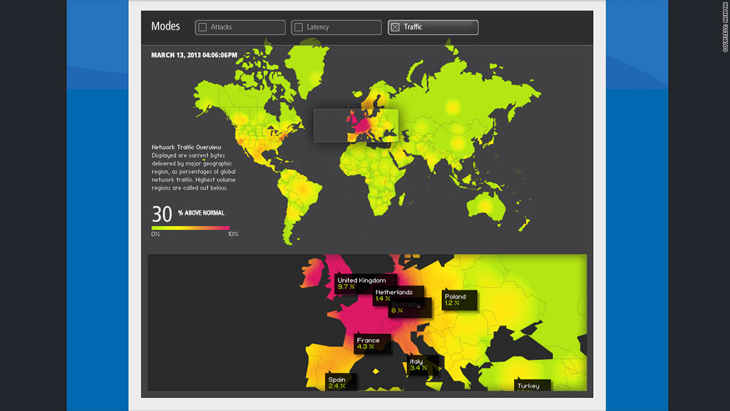 internet traffic map