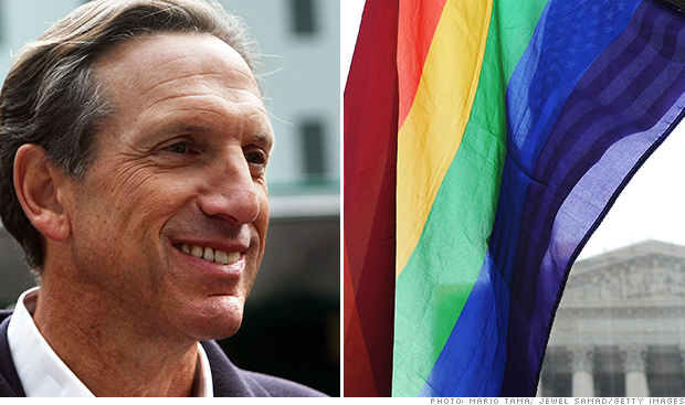 Starbucks CEO holds his ground on gay marriage - Mar. 26, 2013