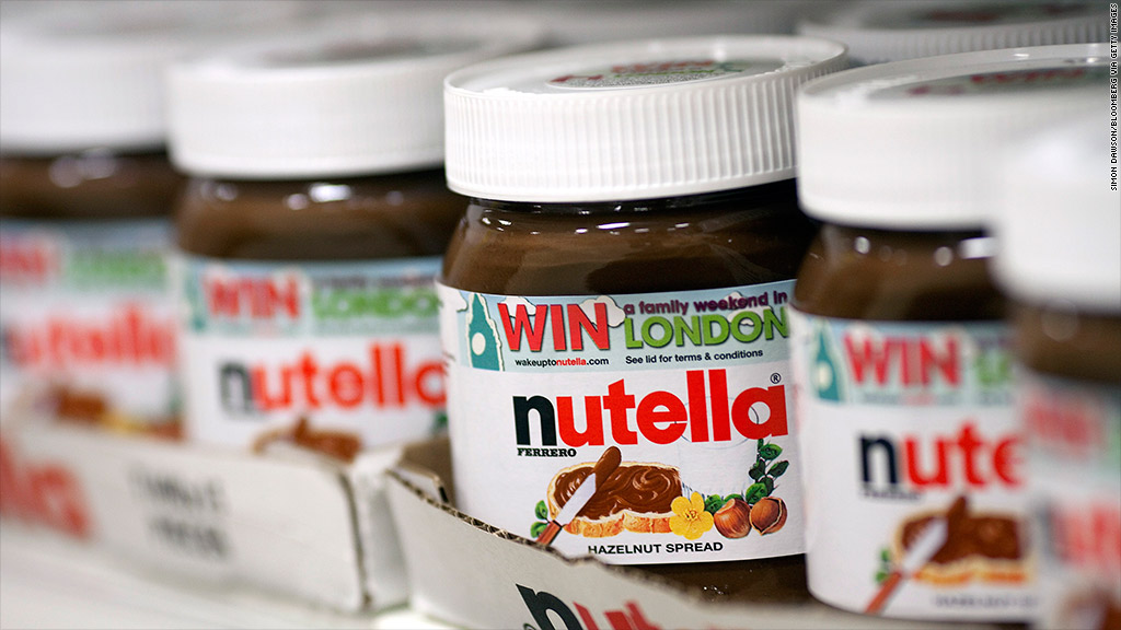 nutella jars