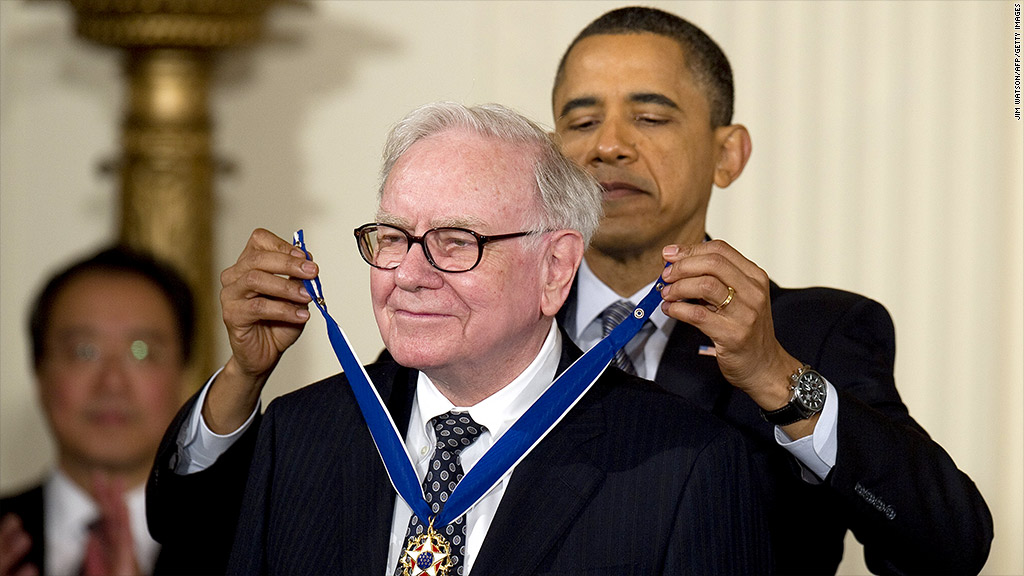 obama buffett medal