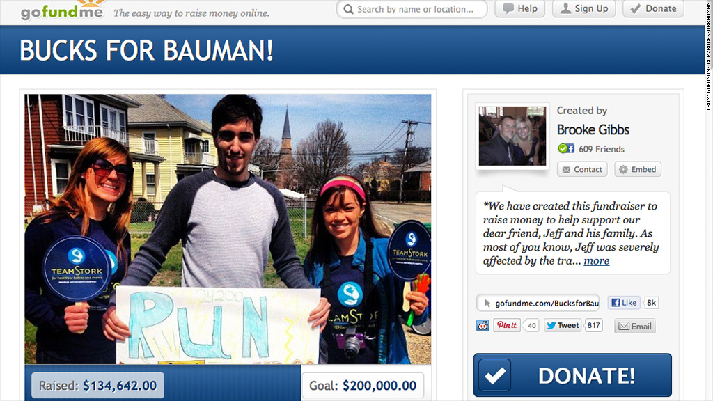 gofundme buck for bauman