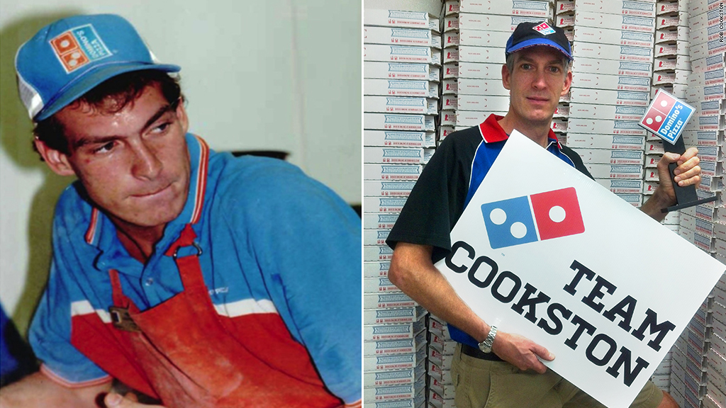 dominos pizza deliveryman owner rob cookston