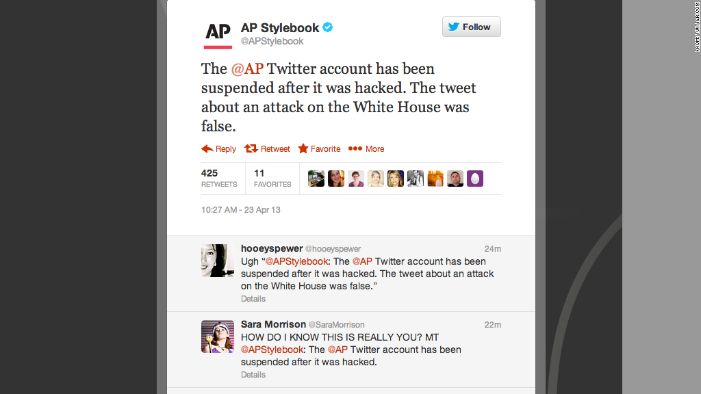 ap twitter account hacked