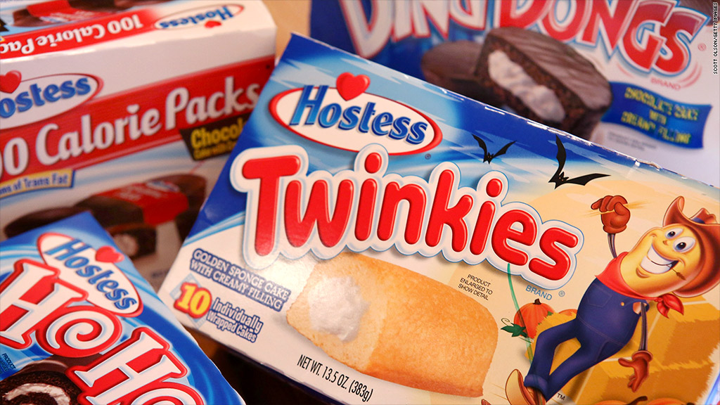 hostess twinkies hohos ding dongs